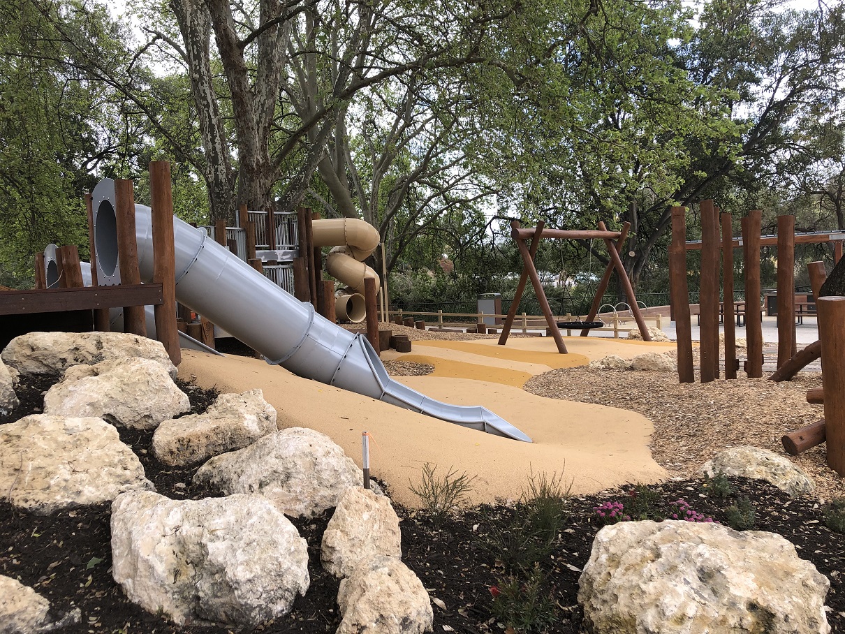 Big nature based playground at the beautiful riverside Banks Reserve Mount Lawley