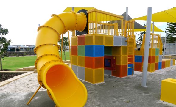 Colour Block Lego Park Playground