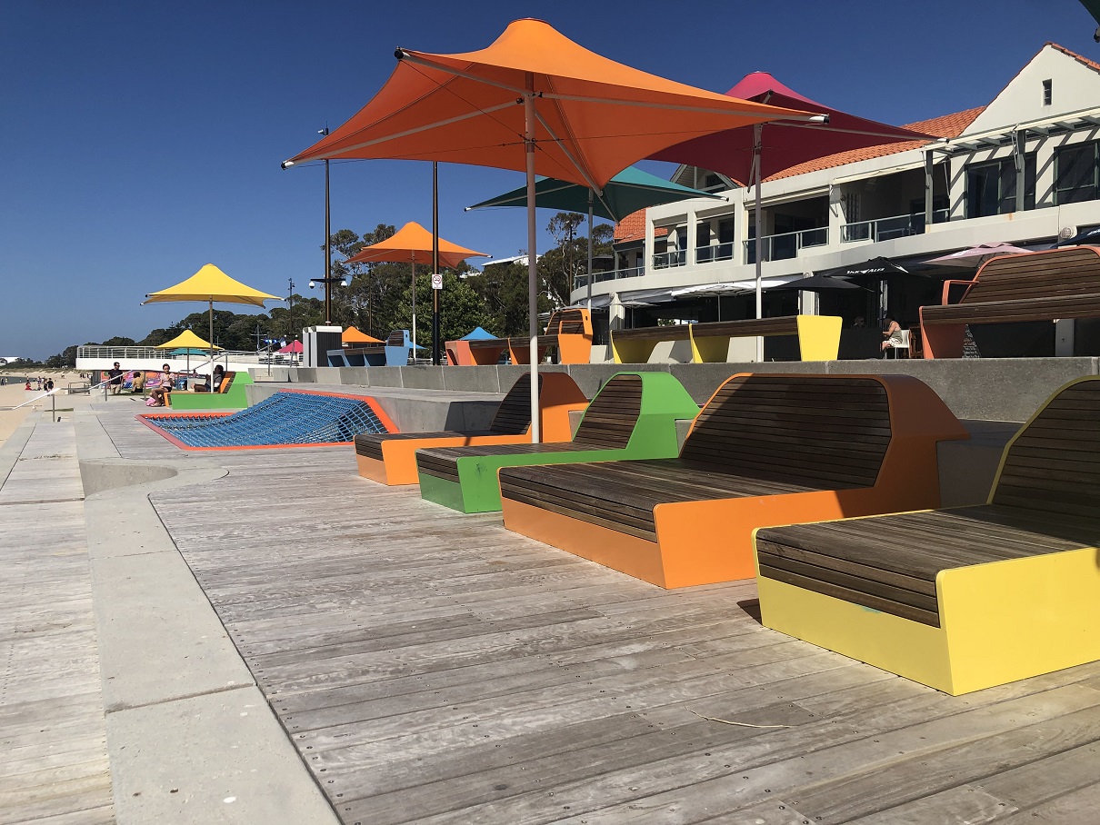 Dine and hang with the family this summer on the Rockingham Beach Foreshore Boardwalk