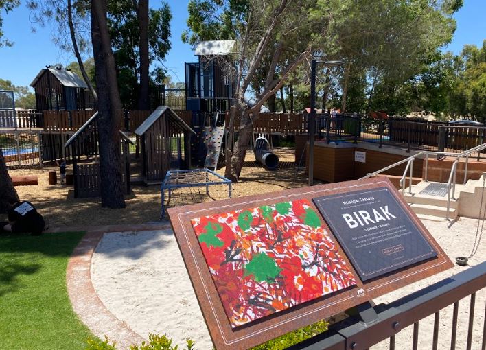 Wongin Park Henley Brook Noongar Seasons Plaque