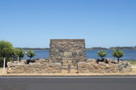 Australind First Settler Landing Stone Seat Memorial Bunbury