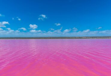 Pink Lake in WA