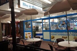 Blue and White Cafe North Adelaide