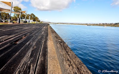 Old Wooden Wharflands Port Augusta