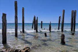 Port Willunga Jetty Pylons Aldinga Beach