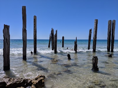 Port Willunga Jetty Pylons Aldinga Beach