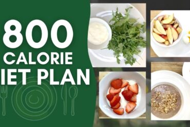 800 calorie a day meal plan