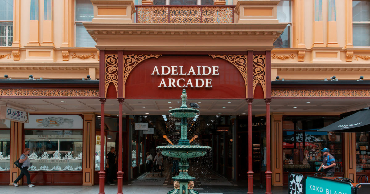 Arcades in Adelaide