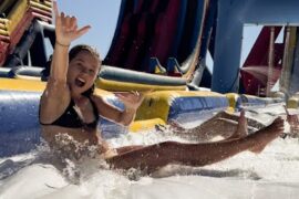 The Big Wedgie Inflatable Water Park, Gold Coast Southport