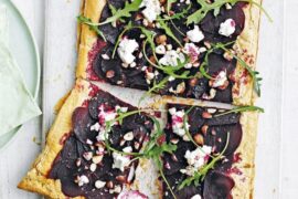 beetroot and goats cheese tart