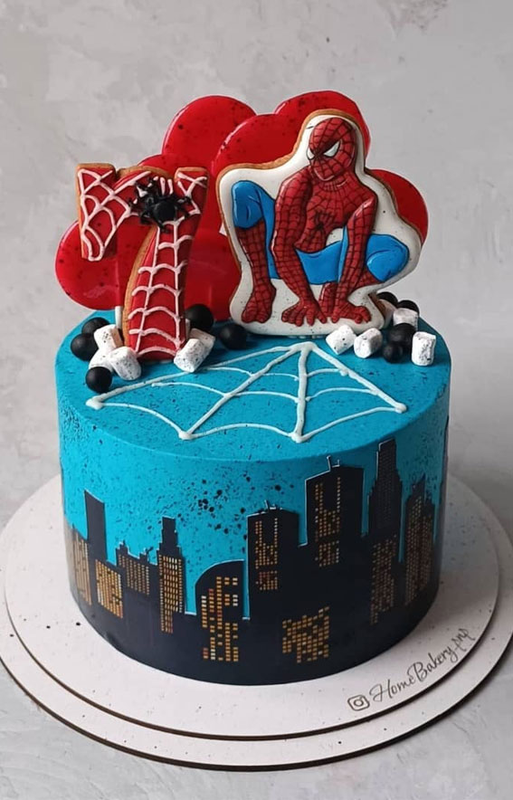 best spiderman birthday cakes