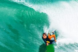 boogie boarding