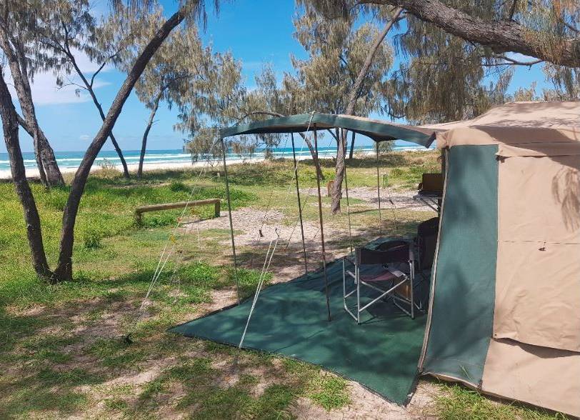 camping at stradbroke island