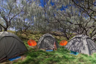 camping spots fraser island