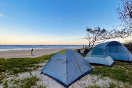 campsite fraser island