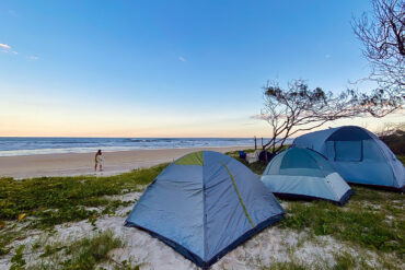 campsite fraser island