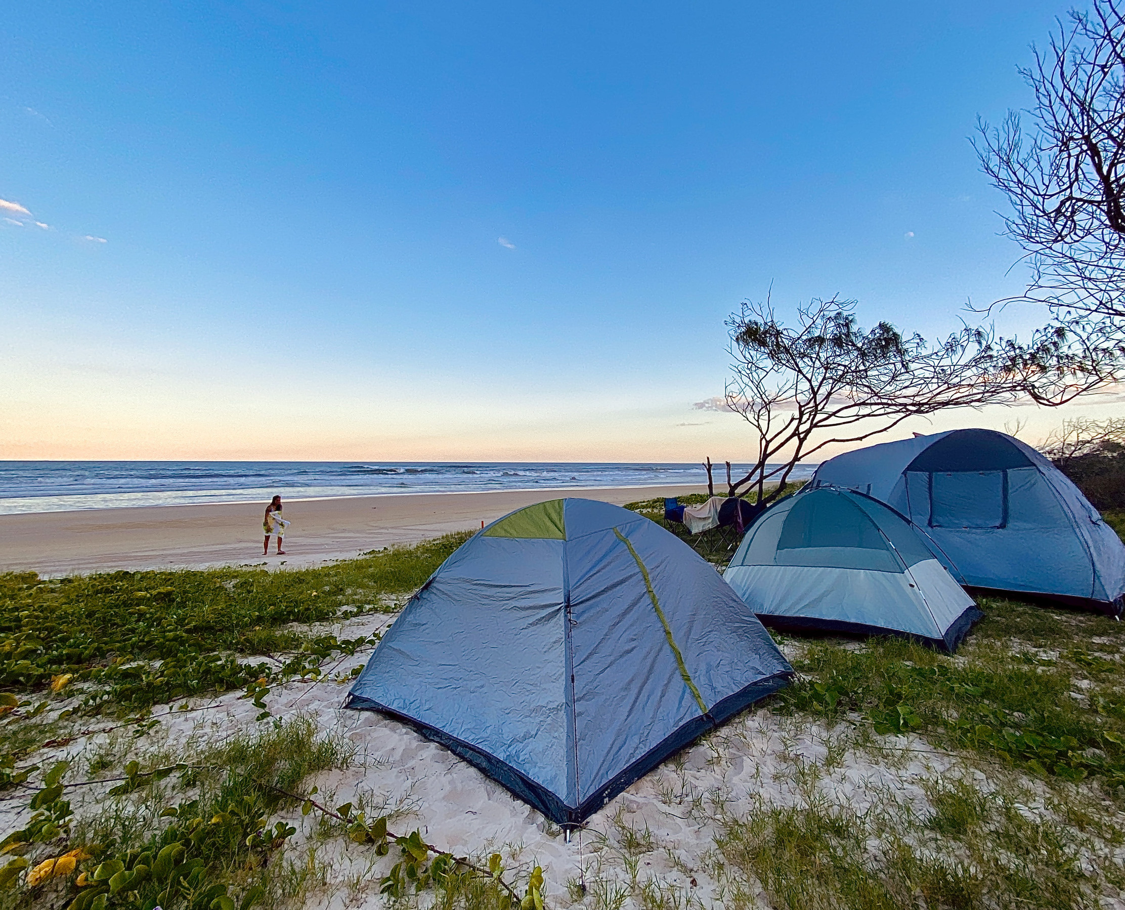 campsite fraser island