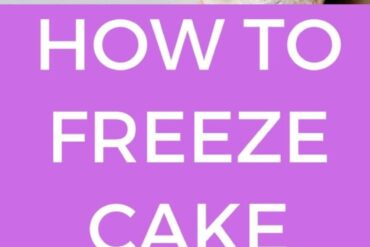 can u freeze cake