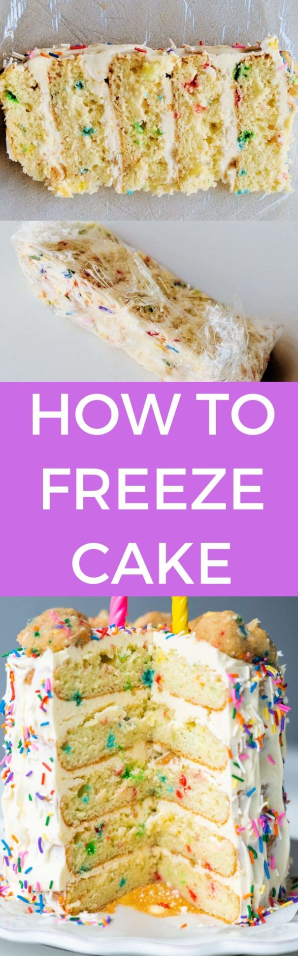 can u freeze cake