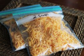 can you freeze grated cheese