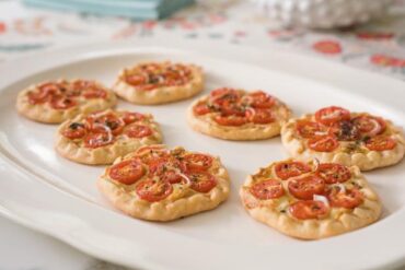 cherry tomato tartlets