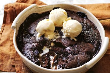 choc caramel self saucing pudding