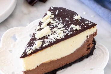 chocolate cream cheese slice