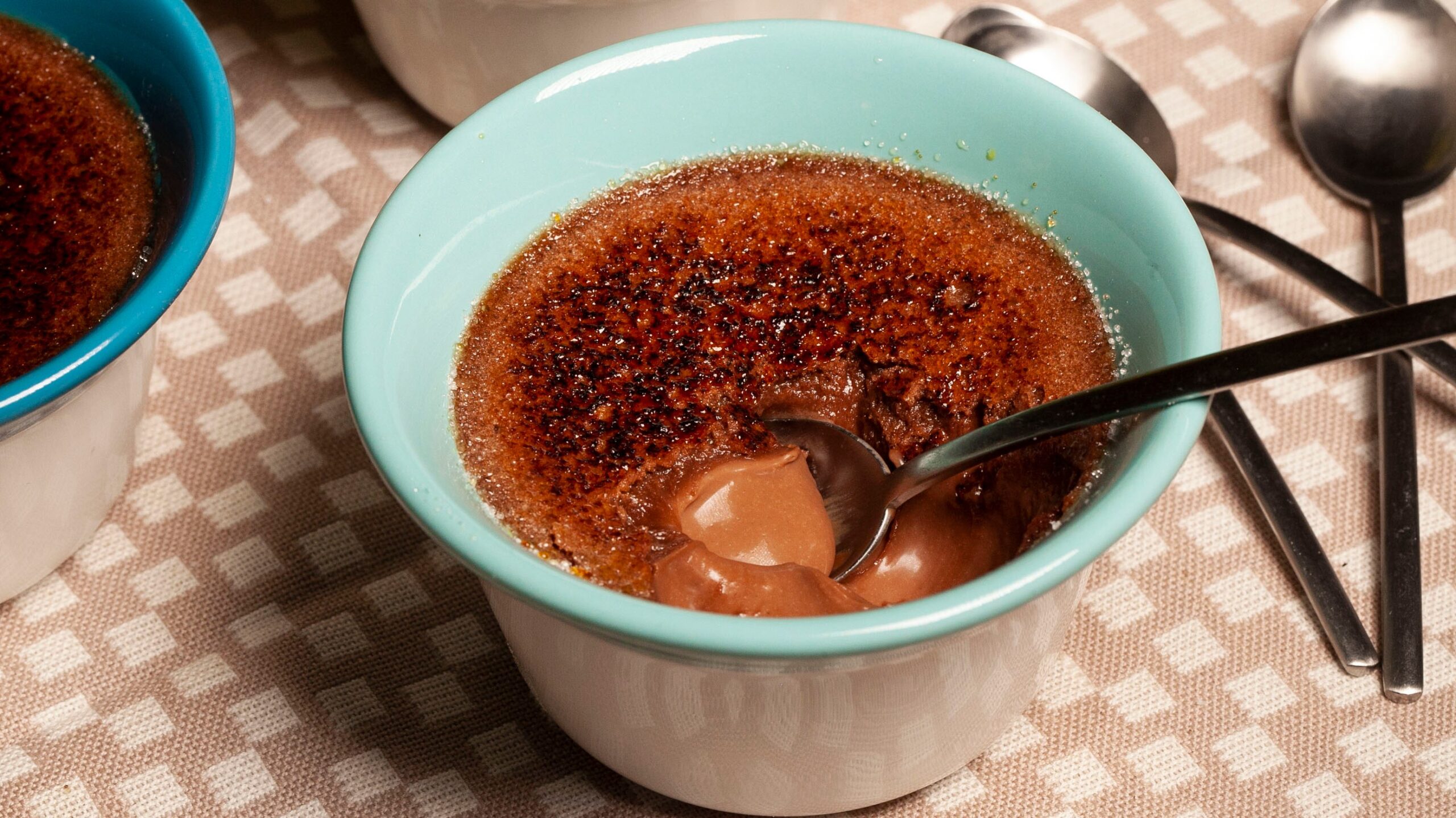 chocolate orange creme brulee