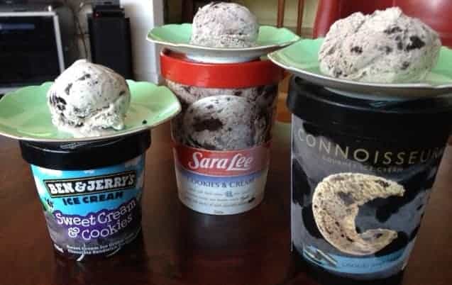 connoisseur ice cream cookies and cream