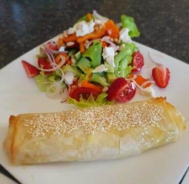 creamy chicken filo