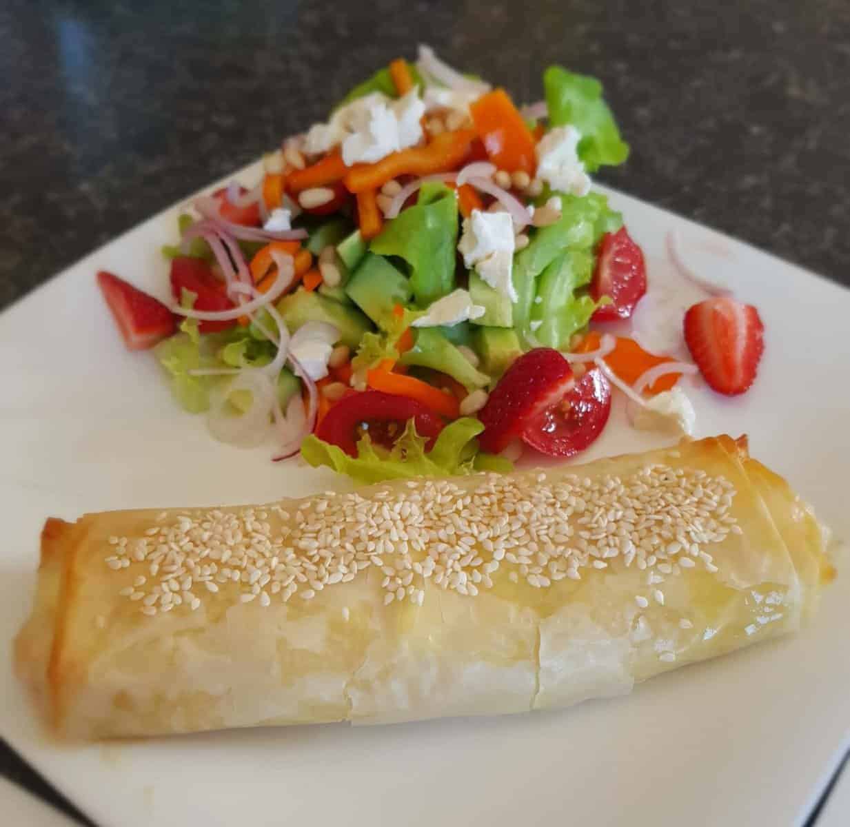 creamy chicken filo