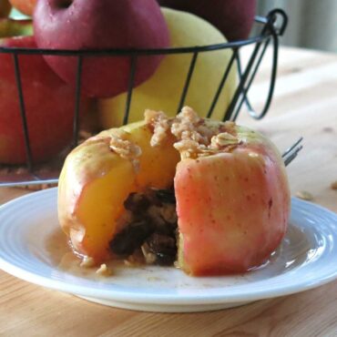 easy baked apples microwave