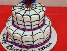 easy spiderman cake designs