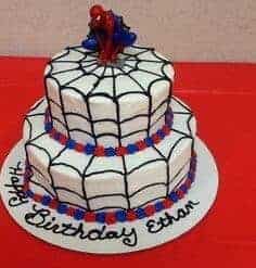 easy spiderman cake ideas