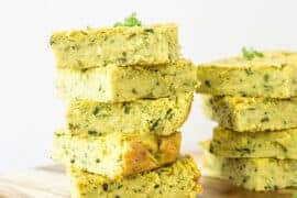 eggless zucchini slice