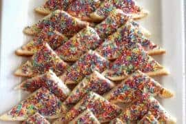 fairy bread christmas tree