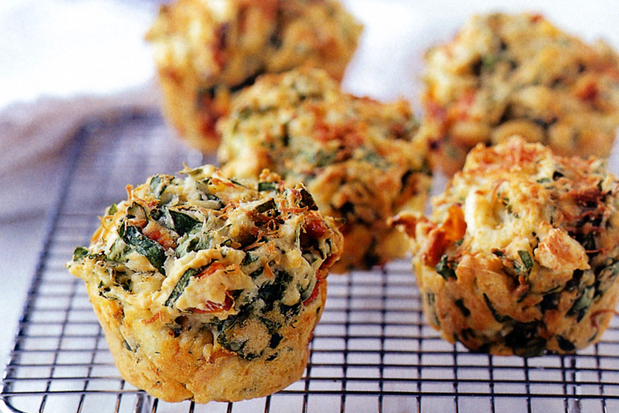 feta spinach muffins