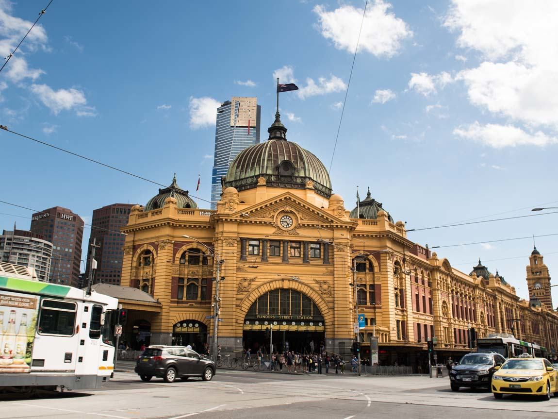 flinders st railway station