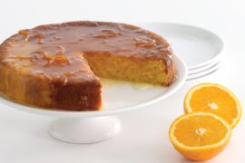 flourless orange cake with orange syrup