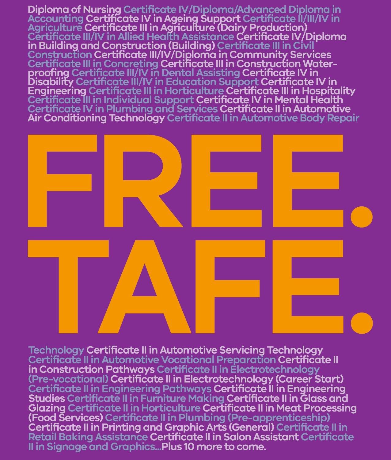 free courses tafe