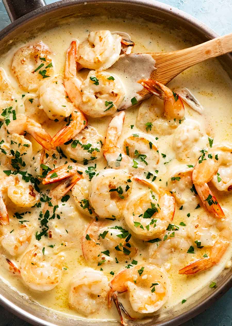 garlic prawns