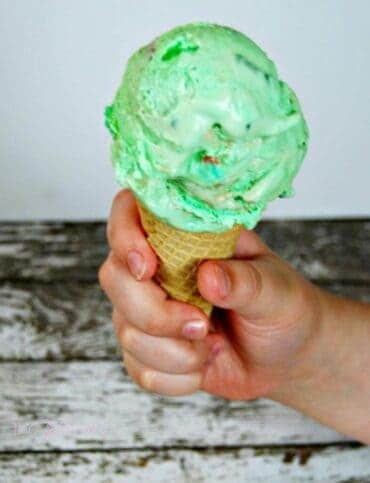 green apple ice cream