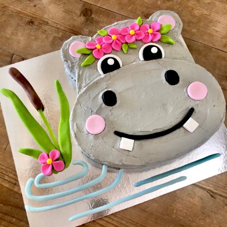 hippo cake