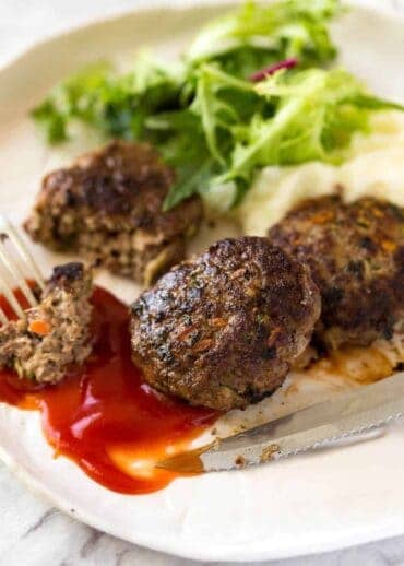 how to make rissoles without breadcrumbs