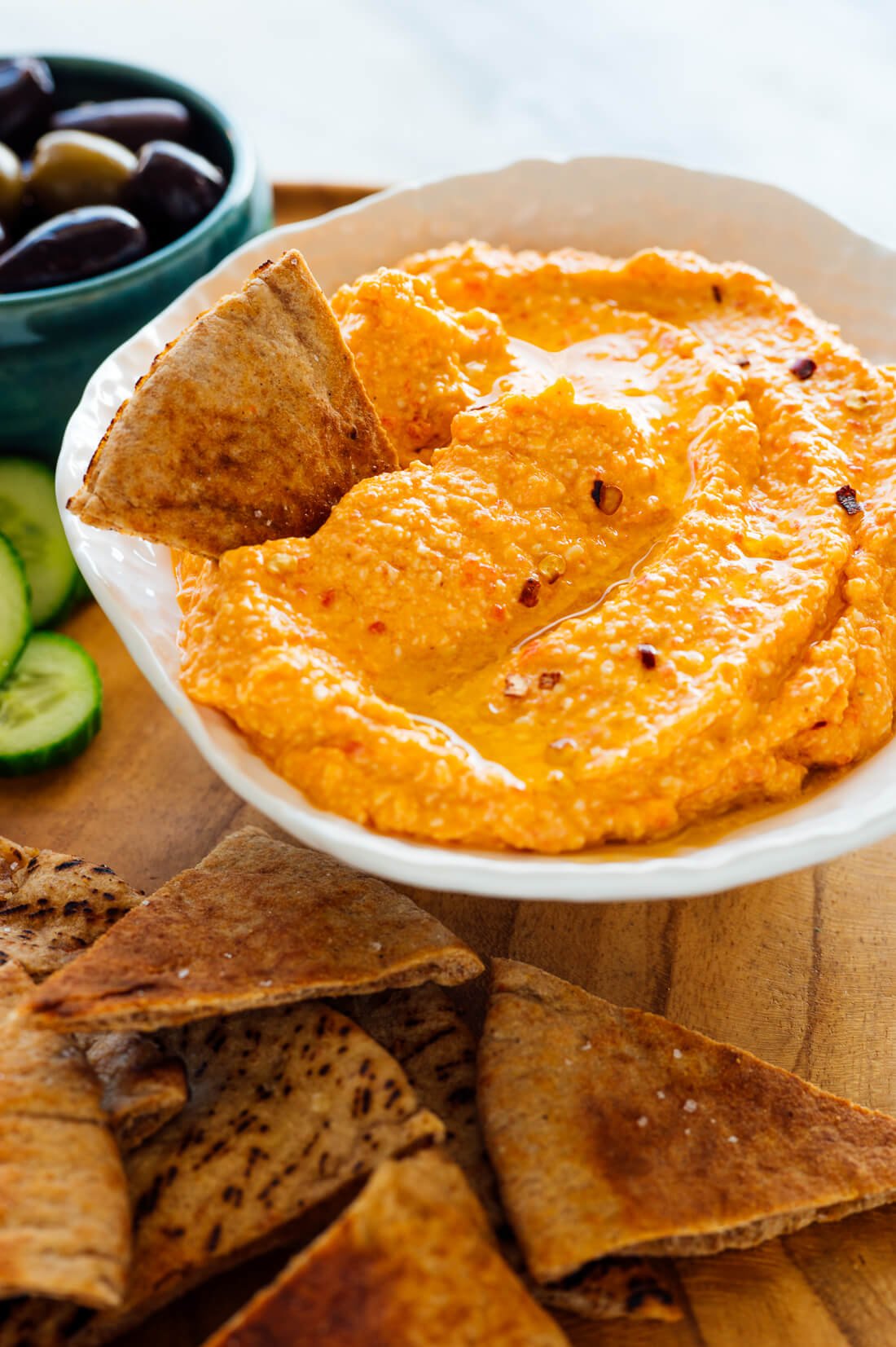 how to make spicy capsicum dip