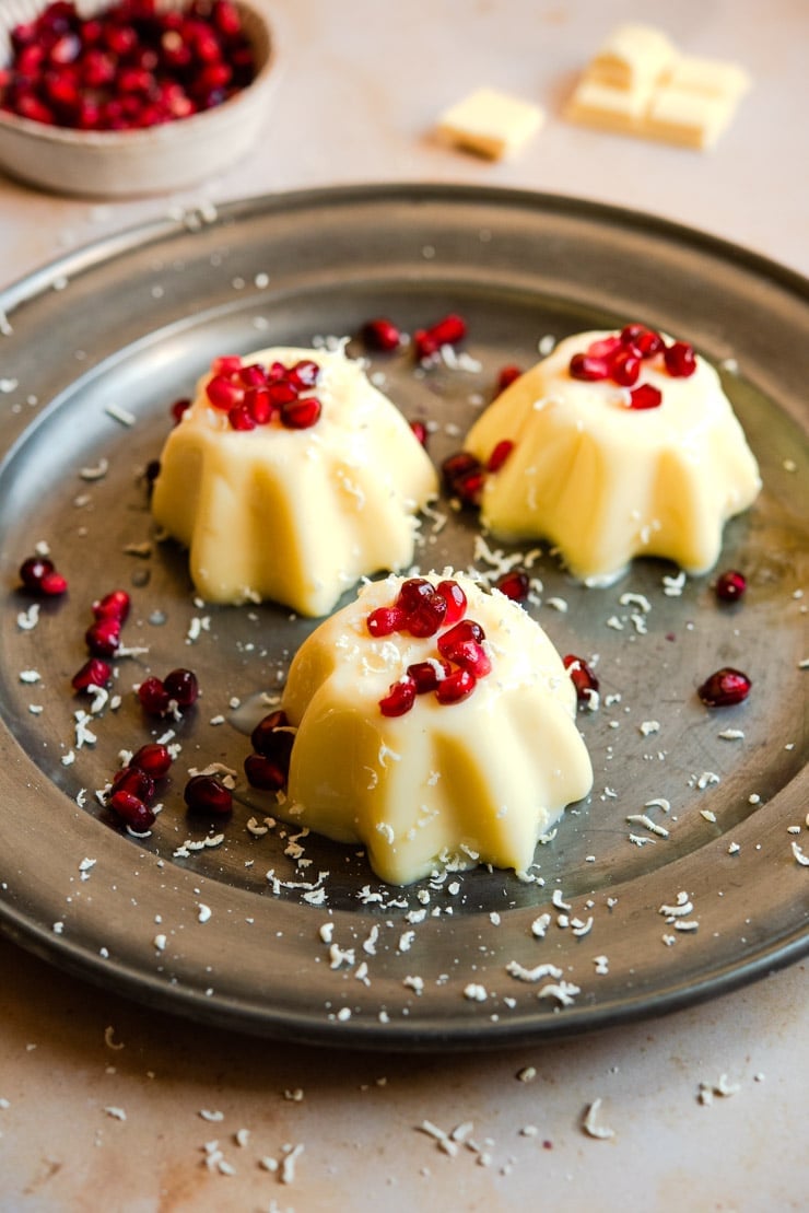 how to make white chocolate panna cotta