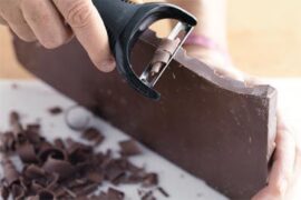 how to shave chocolate