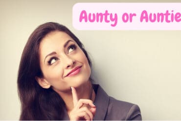 how to spell auntie in english