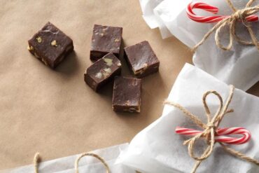 how to wrap fudge for gifts