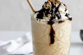 iced coffee with ice cream